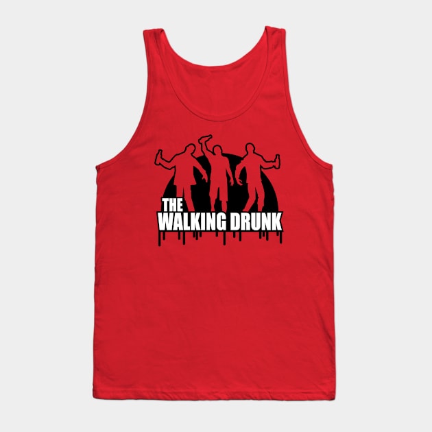 The Walking Drunk Tank Top by CheesyB